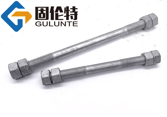 熱鍍鋅雙頭螺栓型號規格尺寸表大全